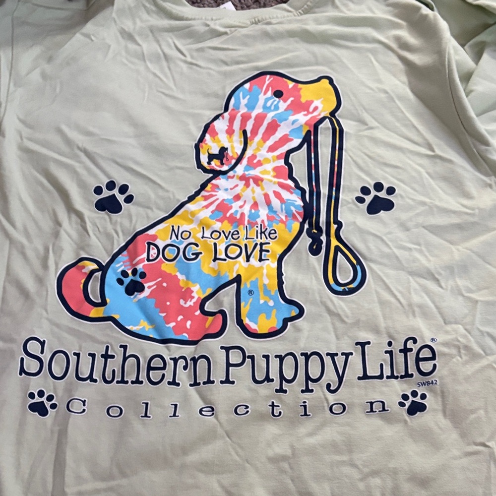 Tie-Dye Dog Love T-Shirt